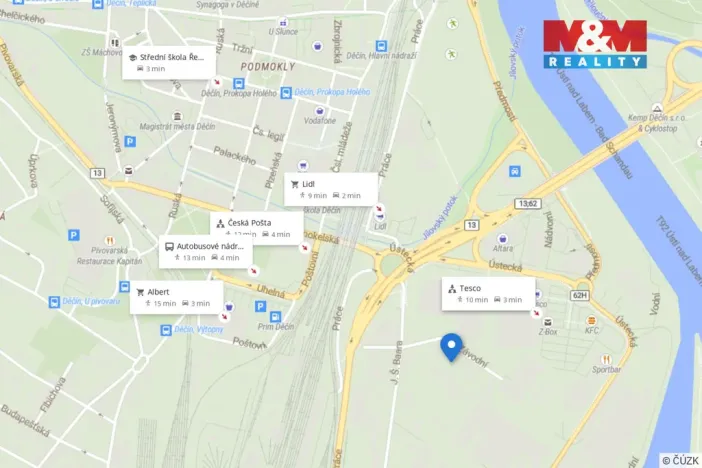 Prodej bytu 2+kk, Děčín - Děčín V-Rozbělesy, Závodní, 42 m2