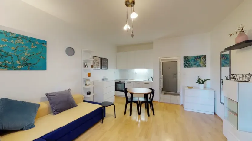 Pronájem bytu 1+kk, Hostivice, Školská, 28 m2