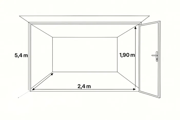 Prodej garáže, Brno - Komárov, Za školou, 13 m2