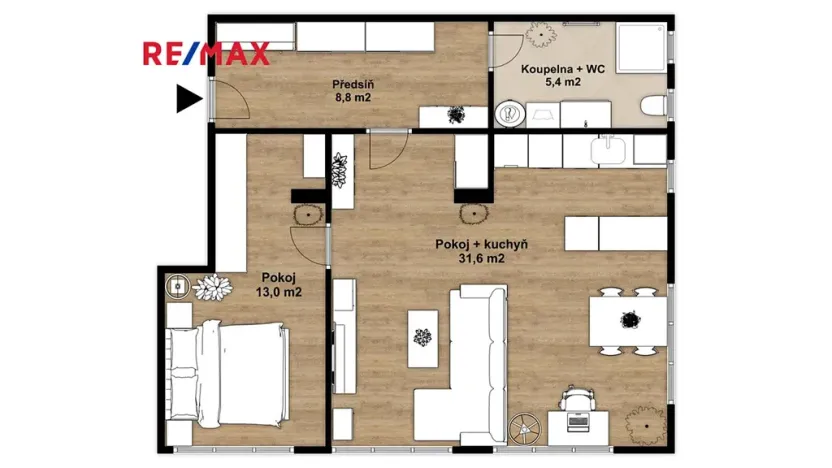 Pronájem bytu 2+kk, Klatovy, K Letišti, 58 m2