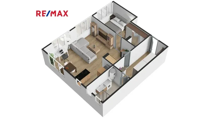 Pronájem bytu 2+kk, Klatovy, K Letišti, 58 m2