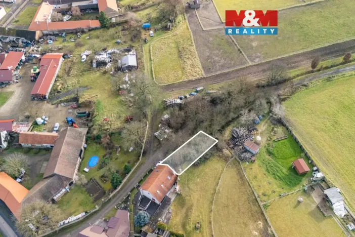 Prodej louky, Hředle, 234 m2