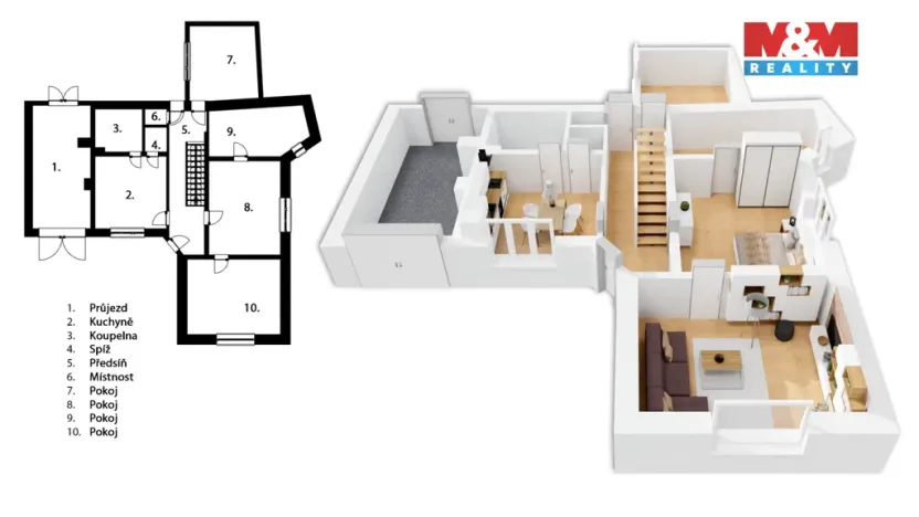 Prodej rodinného domu, Dzbel, 195 m2