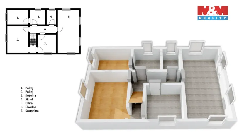 Prodej rodinného domu, Brniště, 190 m2