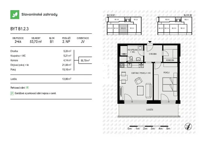 Prodej bytu 2+kk, Olomouc, Loudova, 54 m2