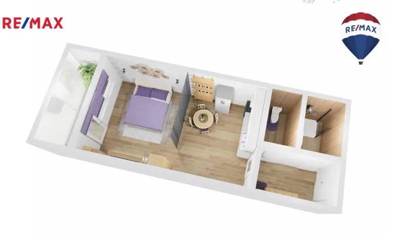 Pronájem bytu 1+kk, Havířov - Šumbark, Lidická, 18 m2