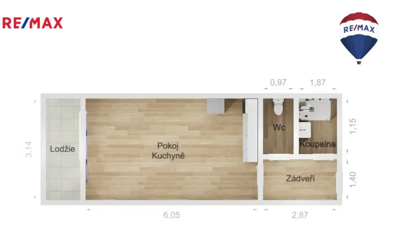 Pronájem bytu 1+kk, Havířov - Šumbark, Lidická, 18 m2