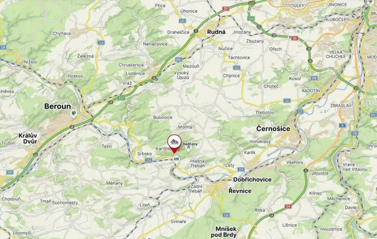 Prodej pozemku, Karlštejn, 2142 m2