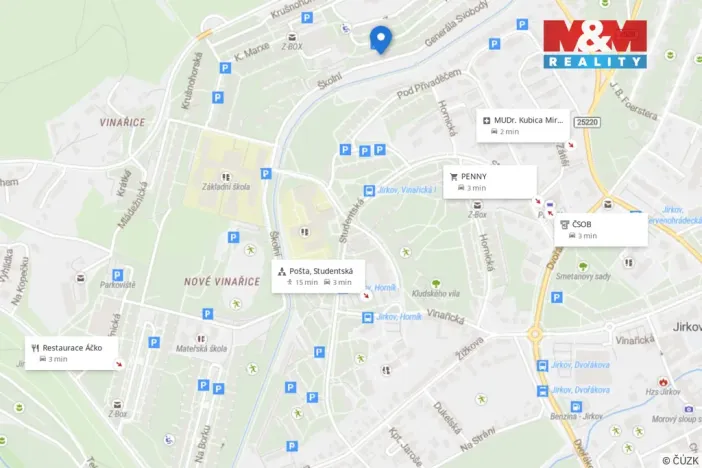 Pronájem bytu 2+1, Jirkov, Generála Svobody, 58 m2