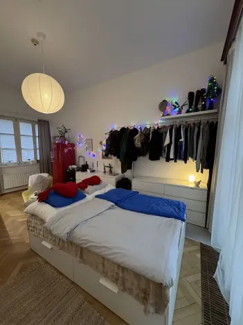 Pronájem bytu 1+kk, Praha - Žižkov, Orebitská, 32 m2