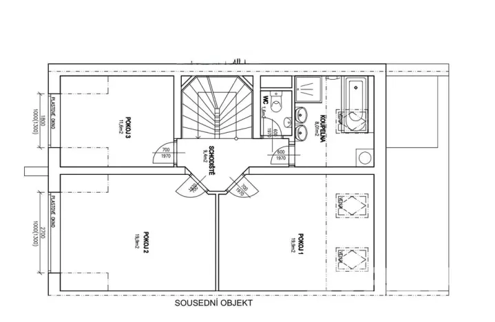 Prodej rodinného domu, Praha - Krč, Branická, 235 m2