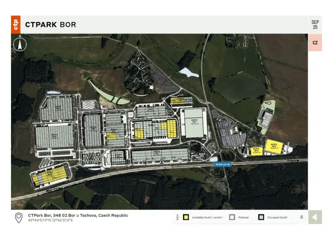 Pronájem skladu, Bor - Nová Hospoda, 3458 m2