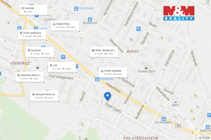 Prodej bytu 2+1, Ústí nad Labem - Bukov, Bratří Čapků, 52 m2