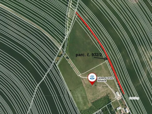 Dražba pozemku, Šaratice, 6562 m2