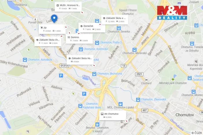 Prodej bytu 3+1, Chomutov, Seifertova, 64 m2