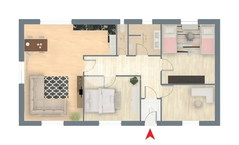 Prodej rodinného domu, Nesovice, 90 m2