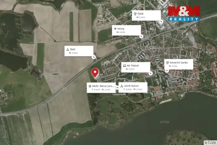 Pronájem bytu 1+kk, Třeboň - Třeboň II, Jiřího Havlise, 37 m2