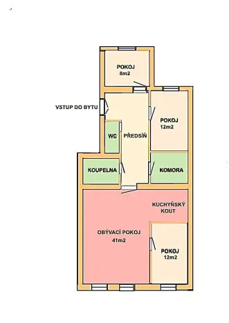 Pronájem bytu 4+kk, Brno, Údolní, 106 m2