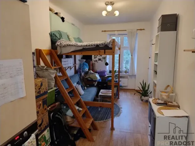 Pronájem bytu 1+kk, Brno - Veveří, Smetanova, 22 m2