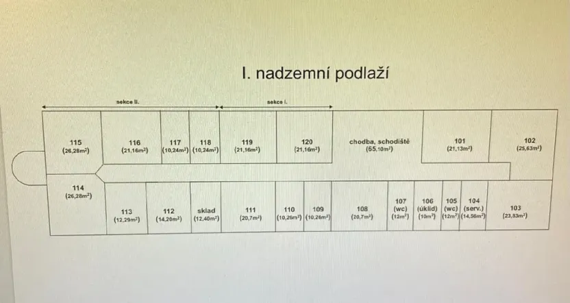 Pronájem kanceláře, Pardubice, Fáblovka, 216 m2
