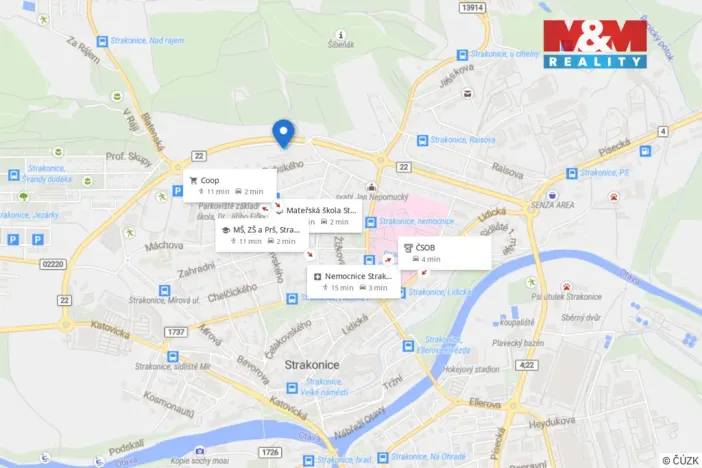 Prodej pozemku pro bydlení, Strakonice, 500 m2