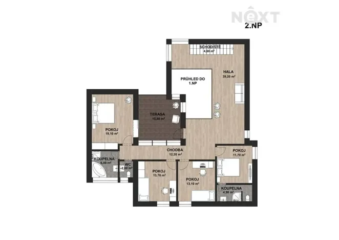 Prodej rodinného domu, Křižanov, Ořechovská, 327 m2