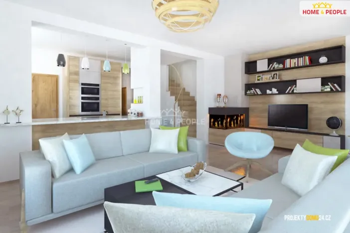 Prodej domu na klíč, Zlín, Pampelišková, 123 m2