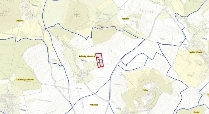 Prodej pole, Podsedice, 18068 m2