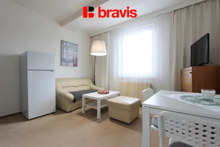 Pronájem bytu 2+kk, Brno - Štýřice, Táborského nábřeží, 40 m2