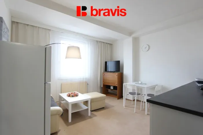 Pronájem bytu 2+kk, Brno - Štýřice, Táborského nábřeží, 40 m2