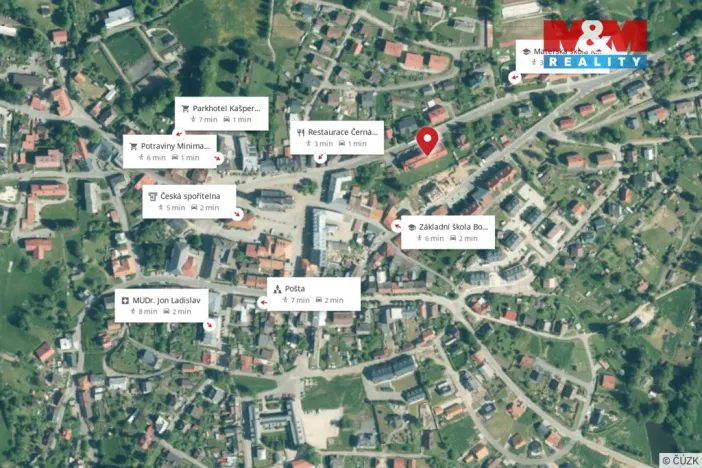 Prodej bytu 2+1, Kašperské Hory, Vimperská, 49 m2