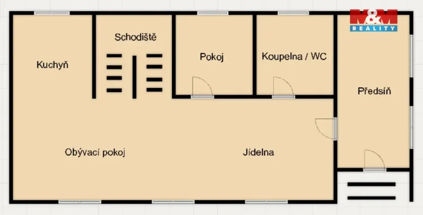 Prodej rodinného domu, Vyskytná nad Jihlavou - Hlávkov, 114 m2