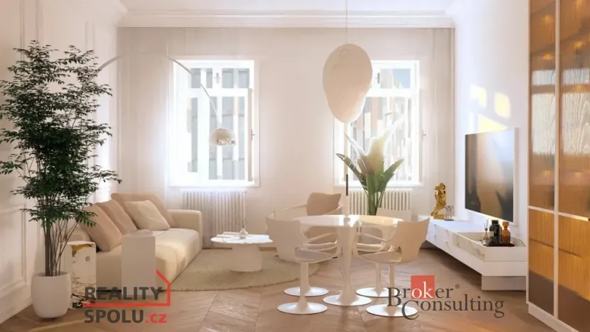 Prodej bytu 2+kk, Praha - Karlín, Pobřežní, 72 m2