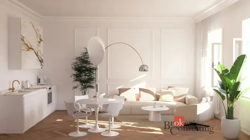 Prodej bytu 2+kk, Praha - Karlín, Pobřežní, 73 m2