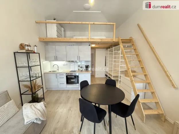 Pronájem bytu 1+kk, Praha - Smíchov, Na Valentince, 42 m2
