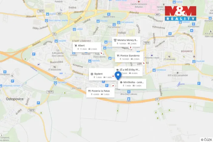 Prodej bytu 2+kk, Brno - Starý Lískovec, U Leskavy, 64 m2