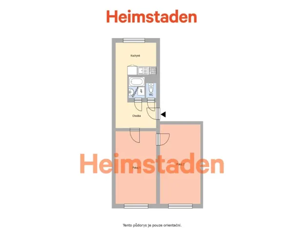 Pronájem bytu 2+1, Havířov - Město, Resslova, 55 m2