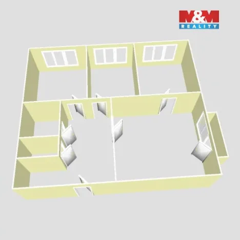 Prodej bytu 3+1, Nepomyšl, 90 m2