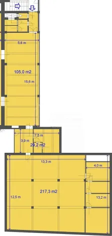 Pronájem komerční nemovitosti, Praha - Karlín, Pernerova, 358 m2