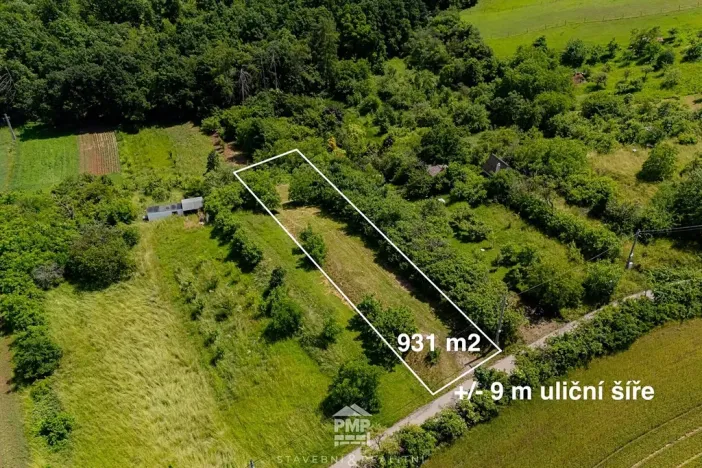 Prodej zahrady, Střelice, 931 m2