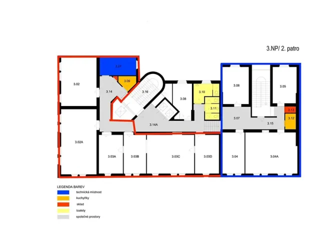Pronájem kanceláře, Praha - Žižkov, Žerotínova, 220 m2