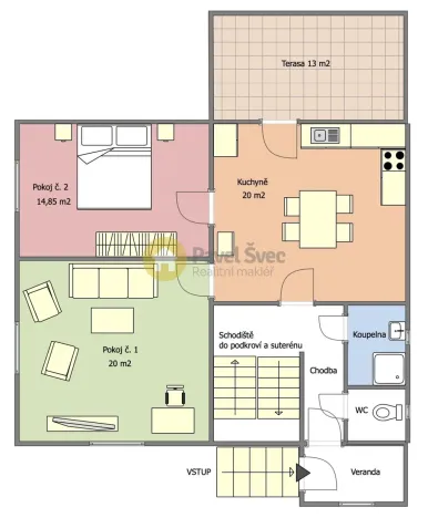 Prodej chalupy, Stachy, 230 m2