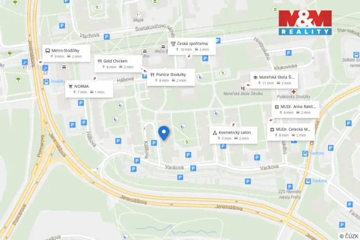 Pronájem bytu 3+1, Praha - Stodůlky, Kálikova, 70 m2