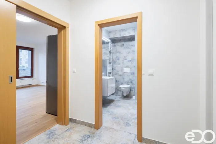 Pronájem bytu 1+kk, Praha - Podolí, Jeremenkova, 42 m2