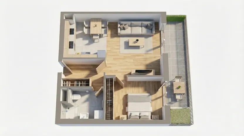 Prodej bytu 2+kk, Hradec Králové - Kukleny, Pražská třída, 54 m2