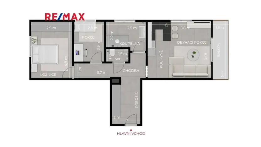 Pronájem bytu 3+kk, Plzeň, Bolevecká, 74 m2