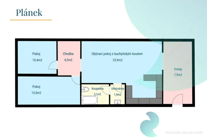 Prodej bytu 3+kk, Praha, Pod průsekem, 65 m2