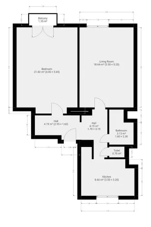 Pronájem bytu 2+kk, Praha - Vokovice, Kladenská, 66 m2