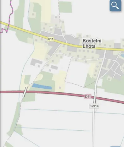 Prodej lesa, Kostelní Lhota, 9438 m2