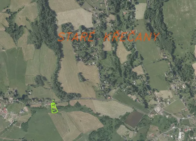 Prodej pozemku, Staré Křečany, 2931 m2